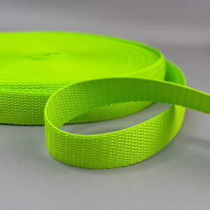 Стропа сумочная-ременная, 2,5 см средняя жесткость - салатовый Стропа сумочная-ременная, 2,5 см средняя жесткость - салатовый