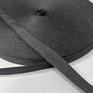 Туннельная лента полиэстр Ø 1см, - черная Туннельная лента полиэстр Ø 1см, - черная