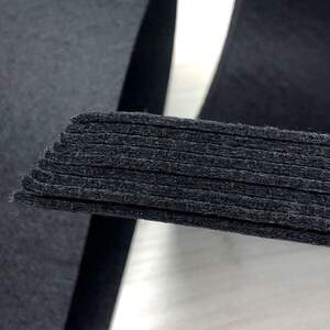 2 мм - Фетр плотный, 40х60 см, цвет - черный С61 2 мм - Фетр плотный, 40х60 см, цвет - черный С61
