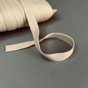 Туннельная лента бесшовная, гладкая 1см х1м, - светлый бежевый