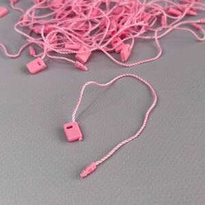 Микропломба черная 1000шт - розовый