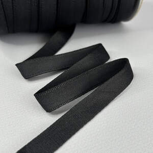 Туннельная лента полиэстр Ø 1,2 см, - черная Туннельная лента полиэстр Ø 1,2 см, - черная