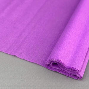 Гофрированная (креповая) бумага 50х150см - маджента