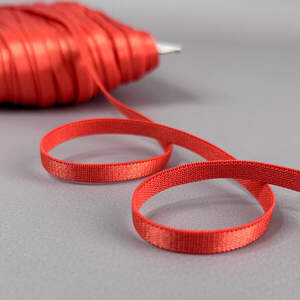 Резинка для бретель 6 мм плоская - коралловый