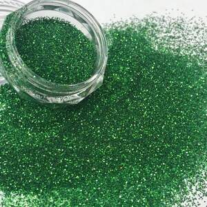 Глиттер 1 кг, мелкие декоративные блестки #620 - зеленый