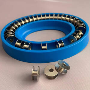 Органайзер-кольцо силиконовый для шпулек - синий