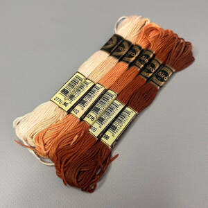 (6 шт по 8м) Набор мулине Airo (нитки для вышивания) - кофейный микс (3770-300) (6 шт по 8м) Набор мулине Airo (нитки для вышивания) - кофейный микс (3770-300)