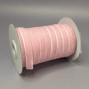 Бархатная лента декоративная 1 см 20 м - # 8521