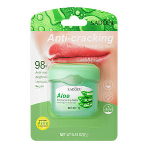 Бальзам для губ с экстрактом алоэ Sadoer, 7г