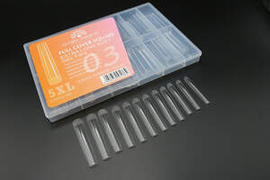 Гелевые типсы 5XL экстрадлинные, Квадрат 03, 120 шт