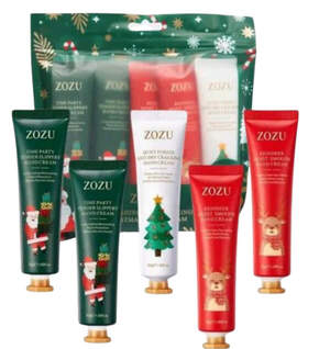 Новогодний подарочный набор кремов для рук Christmas Zozu, 5х30мл Новогодний подарочный набор кремов для рук Christmas Zozu, 5х30мл