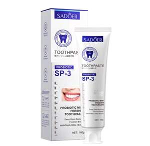 Освежающая зубная паста с пробиотиками Sadoer Probiotic Mint Freshen Toothpaste, 100г