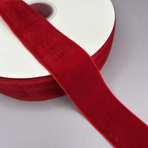 Бархатная лента декоративная 3,8 см 20 м - 8538