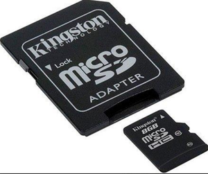 Карта памяти micro KINGSTON 8GB 10 class (c адаптером) Карта памяти micro KINGSTON 8GB 10 class (c адаптером)