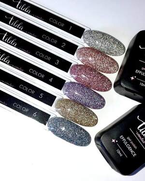 Світловідбивний гель-лак Tilda Cosmetics Світловідбивний гель-лак Tilda Cosmetics