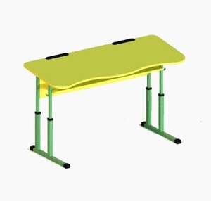 Стіл учнівський 2-місний, №4-6 (антисколіозний, з регулюванням висоти)