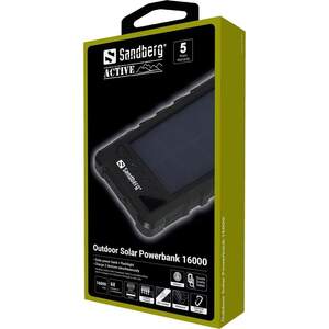 Powerbank SANDBERG Outdoor 16000 mAh USB Type-C Black