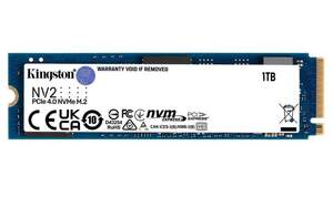 SSD-диск Kingston NV2 3D NAND 1TB M.2 (2280 PCI-E) NVMe x4 (SNV2S/1000G) SSD-диск Kingston NV2 3D NAND 1TB M.2 (2280 PCI-E) NVMe x4 (SNV2S/1000G)