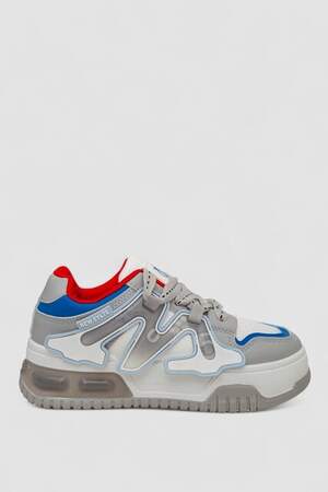 Кросівки жіночі, колір біло-сірий, 256RCR-11