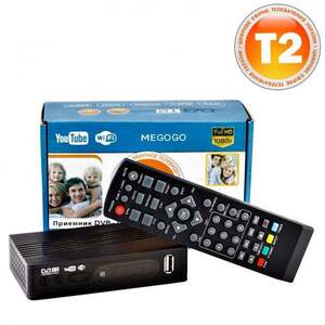 Тюнер T2 MG811 приставка с просмотром YouTube IPTV WiFi HDMI USB MEGOGO Тюнер T2 MG811 приставка с просмотром YouTube IPTV WiFi HDMI USB MEGOGO