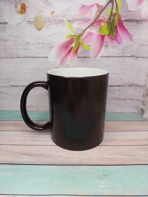 Напівматова чашка хамелеон | Принт включено у вартість Напівматова чашка хамелеон | Принт включено у вартість