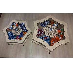 Подарункова коробка з фанери для цукерок