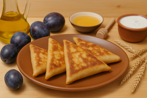 Млинці зі сливою