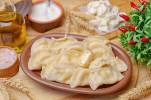 Вареники з солоним сиром