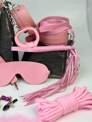 БДСМ набір (Бандажний набір) з 10 предметів 