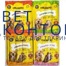 Орландо МЕГАПАК м'ясні палички для собак з олениною 16шт/блістер уп.