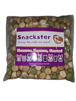 СнекСтер Печиво для собак кульки (2см) 500г (арт.041890)