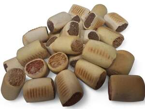 СнекСтер Печиво для собак Мікс м'ясні рулетики 3см 500г (арт.041590)