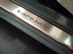 Накладки на пороги Ssang Yong KORANDO Накладки на пороги Ssang Yong KORANDO