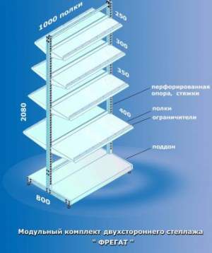 Стеллаж Фрегат