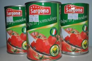 Помидоры консервированные SARGONA Polpa al pomodoro из Италии