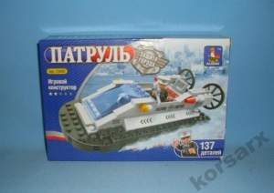 Конструктор AUSINI 23402 полиц.катер, 137 деталей Конструктор AUSINI 23402 полиц.катер, 137 деталей