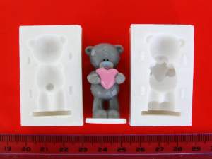 Силиконовый молд Мишка Тедди 3D Силиконовый молд Мишка Тедди 3D