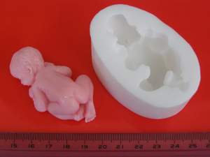 Силиконовый молд Спящий младенец 3D Силиконовый молд Спящий младенец 3D