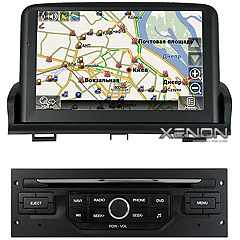 Штатная магнитола с GPS для Peugeot 307 RoadRover Штатная магнитола с GPS для Peugeot 307 RoadRover