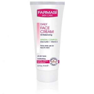 Увлажняющий крем для лица и шеи с минеральным комплексом Farmasi oil balancing dailyface cream