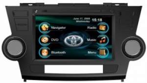 Штатная магнитола Road Rover Toyota Highlander 2008 GPS DVD 2 din bluetooth TV Штатная магнитола Road Rover Toyota Highlander 2008 GPS DVD 2 din bluetooth TV