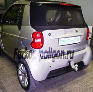 Фаркоп Smart Fortwo с 2004 г (быстросъемный) Фаркоп Smart Fortwo с 2004 г (быстросъемный)