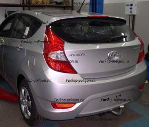 Фаркоп Hyundai Accent (хэтчбек) с 2011 г (Категория Fx) Фаркоп Hyundai Accent (хэтчбек) с 2011 г (Категория Fx)