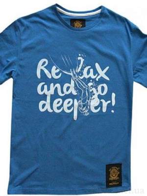 Футболка Aqua John Relax and go deeper Man Футболка Aqua John Relax and go deeper Man