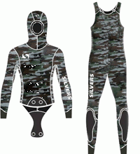 Гидрокостюм Silvers Hunter Рось 10 мм (camo grey/haki) Про Гидрокостюм Silvers Hunter Рось 10 мм (camo grey/haki) Про