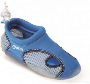 Тапочки коралловые Mares Shoe Grippy Junior, синие (440618/BL) Тапочки коралловые Mares Shoe Grippy Junior, синие (440618/BL)