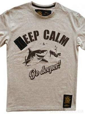 Футболка Aqua John Keep Calm Футболка Aqua John Keep Calm