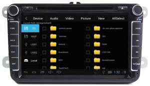 Штатна магнітола Sound Box SB-7316 для автомобіля Volkswagen Passan B7 (Android 4.4.4) Штатна магнітола Sound Box SB-7316 для автомобіля Volkswagen Passan B7 (Android 4.4.4)