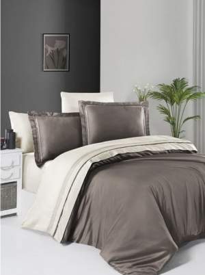 Постельное бельё First Choice Deluxe Satin Serenity Mink & Cream Постельное бельё First Choice Deluxe Satin Serenity Mink & Cream