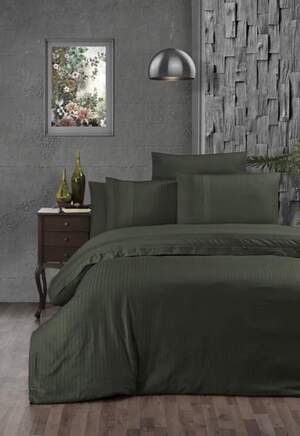 Зелёное постельное белье First Choice Gala Dark Green Зелёное постельное белье First Choice Gala Dark Green